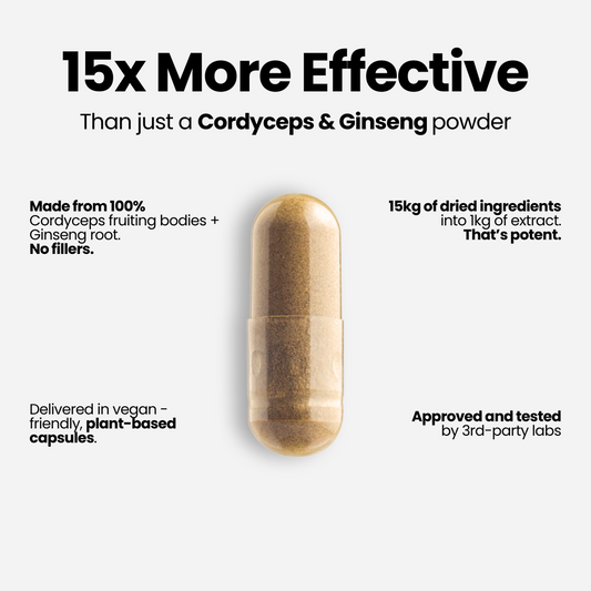 Cordyceps & Ginseng for Energy
